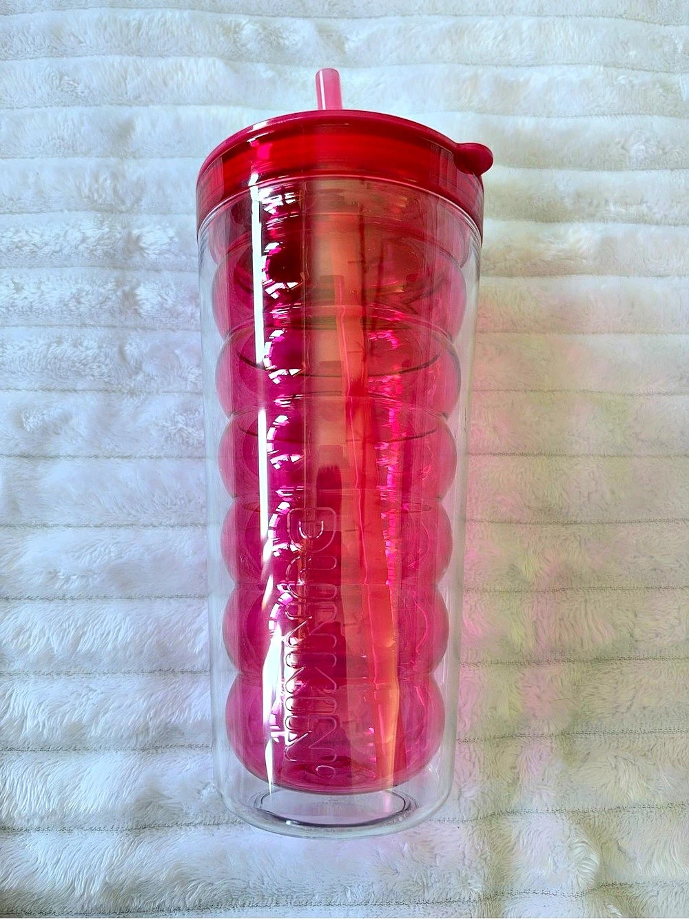 Dunkin' Donuts Dunkin' Bubble Tumbler Pink